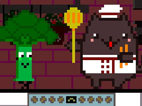 Cat Chef and Broccoli